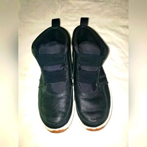 Sorel Black Leather Athletic Booties